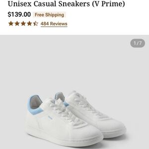 Vivaia V Prime Casual Sneakers in White/Blue, Size EU 40 / US 9